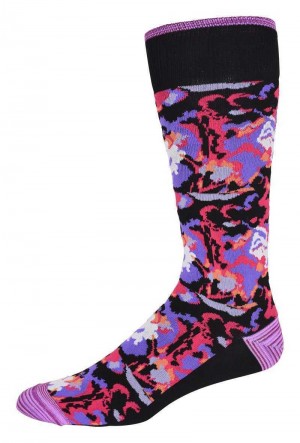 Black Robert Graham Ipswich Sock | 325017WZB