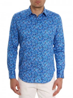 Classic Robert Graham Seas The Day Long Sleeve Button Down Shirt | 038647PVY