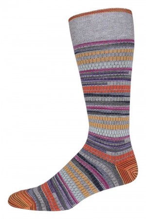 Grey Robert Graham Baja Sock | 240961JRK