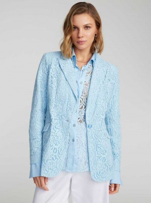 Light Blue Robert Graham Penelope Jacket | 258039ZXH