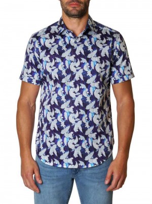 Multi Robert Graham Alfaro Short Sleeve Woven Shirt | 628104UHI