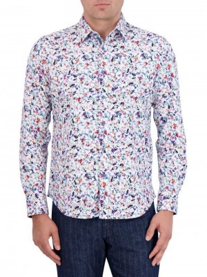 Multi Robert Graham Bavaro Motion Long Sleeve Button Down Shirt | 538209XJP