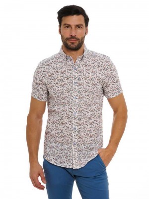 Multi Robert Graham Beach Bound Short Sleeve Button Down Shirt | 293780GTV