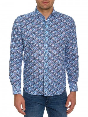 Multi Robert Graham Big Sur Long Sleeve Button Down Shirt | 958014FCB