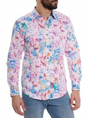 Multi Robert Graham Byers 2 Long Sleeve Button Down Shirt | 406713PYR