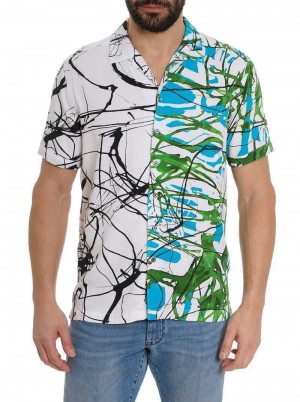 Multi Robert Graham Garson Short Sleeve Button Down Shirt | 321084WMN