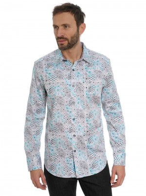 Multi Robert Graham Hendriks Long Sleeve Button Down Shirt | 016947UZQ