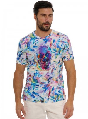 Multi Robert Graham Kaleidoskull T-shirt | 769825DQT