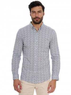 Multi Robert Graham Kylen Long Sleeve Knit Shirt | 198475XBE