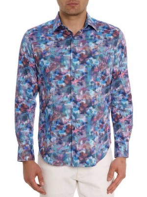 Multi Robert Graham Outer Banks Long Sleeve Button Down Shirt | 634520XSE