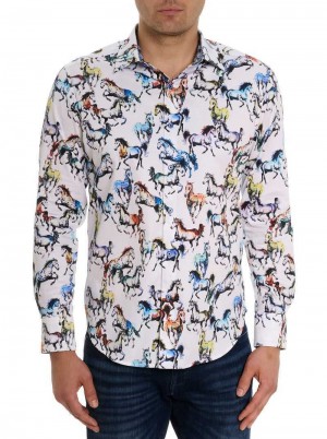 Multi Robert Graham Thoroughbred Long Sleeve Button Down Shirt | 742193DQY