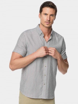 Multi Robert Graham Trego Short Sleeve Button Down Shirt | 580267EVQ