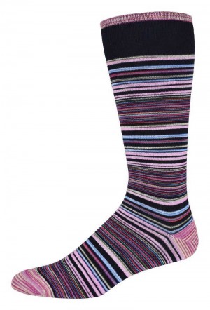 Navy Robert Graham Drakeswood Sock | 430189SQM