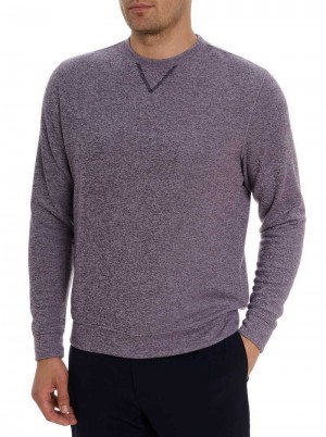 Purple Robert Graham Bassi 2 Long Sleeve Knit | 508643SFC