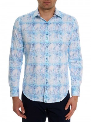 Teal Robert Graham Dreamweaver Long Sleeve Button Down Shirt | 743129GOL