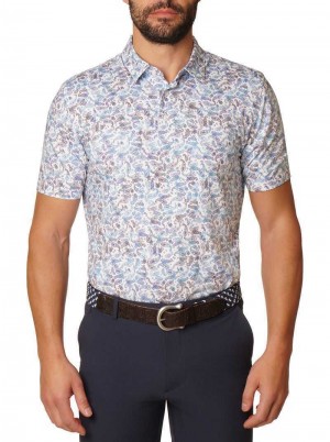 White Robert Graham Oakes Polo | 296507WZH