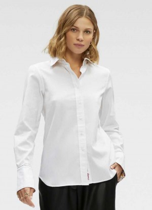 White Robert Graham Priscilla Shirt | 397461XUY