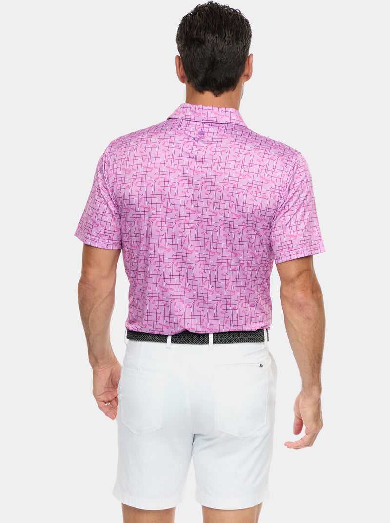 Berry Robert Graham Iron Play Knit Polo | 534216ZNS