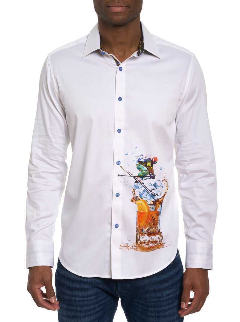 Big Robert Graham Apres-ski Long Sleeve Button Down Shirt Big | 628509MSD