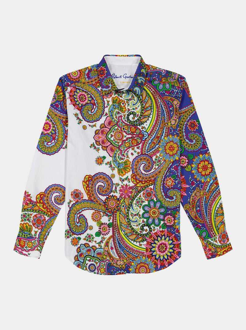 Big Robert Graham Limited Edition Dprops Long Sleeve Button Down Shirt Big | 821390KRM