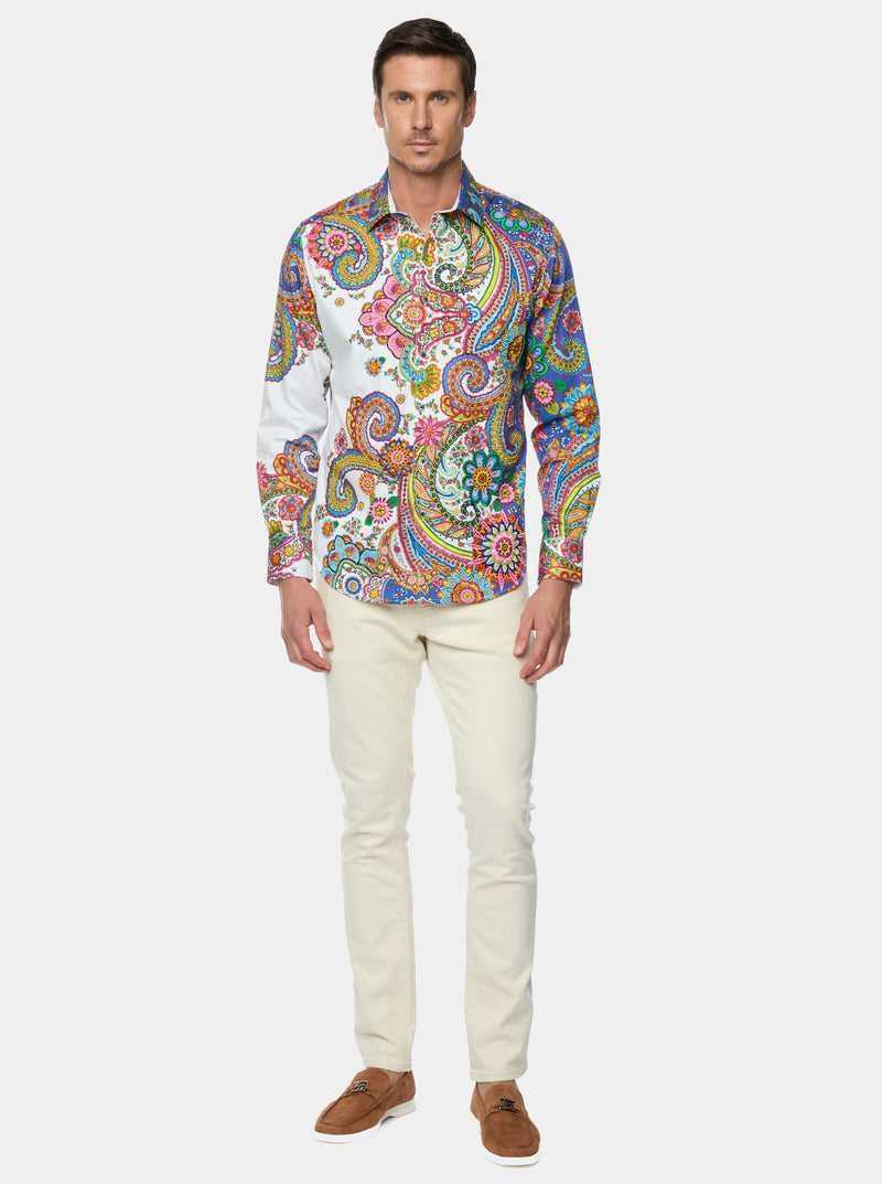 Big Robert Graham Limited Edition Dprops Long Sleeve Button Down Shirt Big | 821390KRM