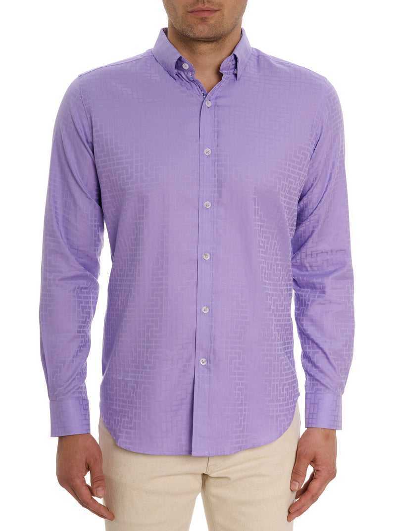 Black Robert Graham Amory Long Sleeve Button Down Shirt | 473910XSZ