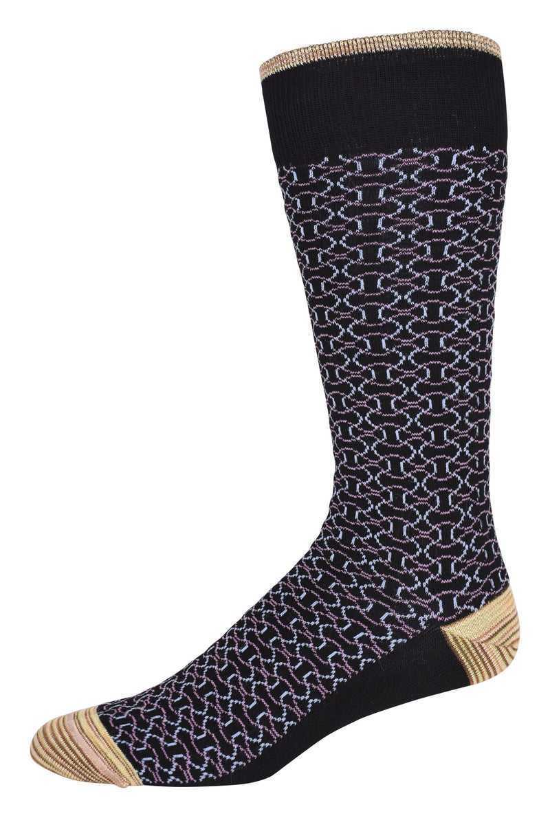 Black Robert Graham Calix Socks | 509124HGF