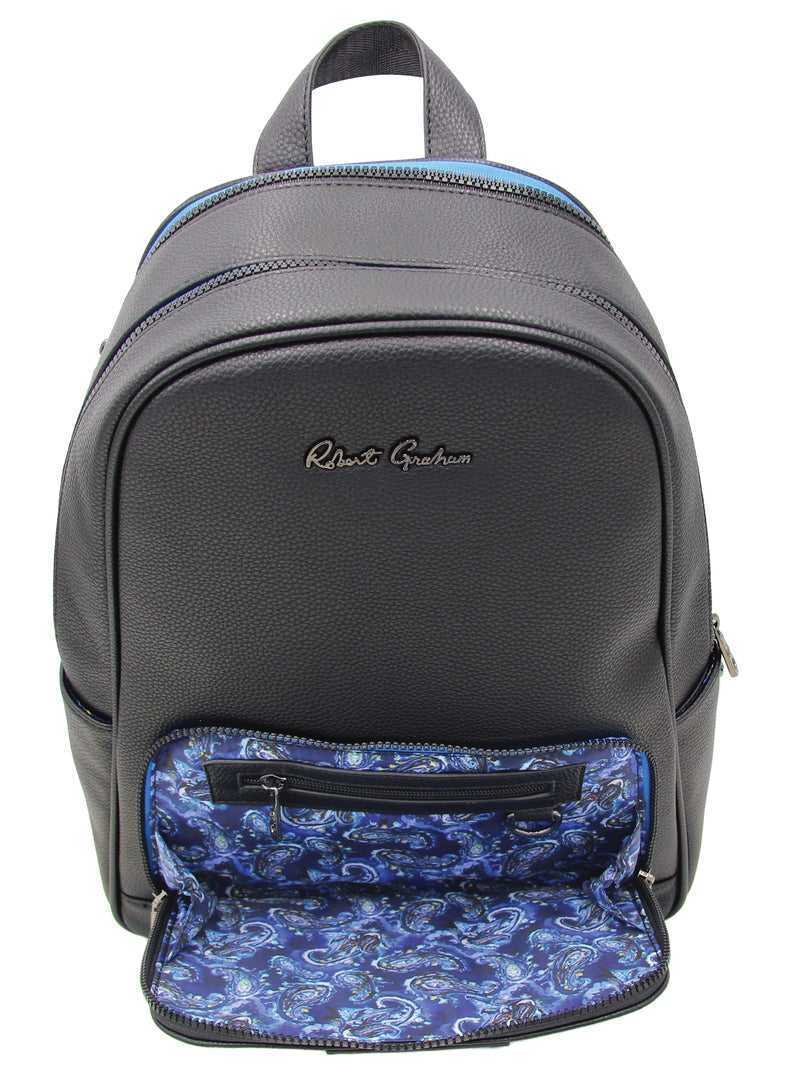 Black Robert Graham Freestanding Backpack | 301596ZTM