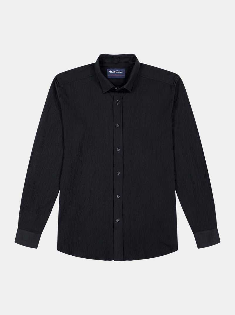 Black Robert Graham Hammond Long Sleeve W Oven Shirt | 260581UWR