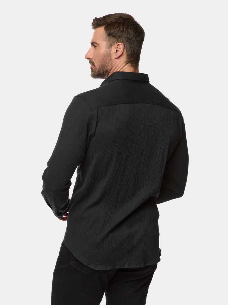 Black Robert Graham Hammond Long Sleeve W Oven Shirt | 260581UWR