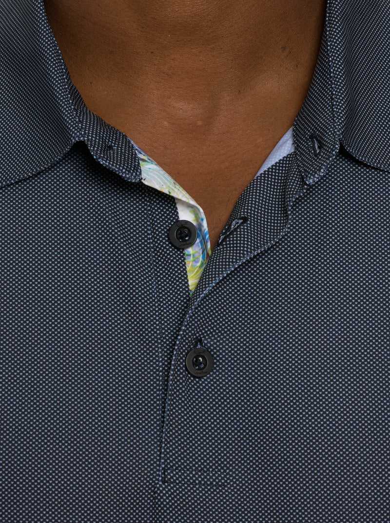 Black Robert Graham Hyde Performance Polo | 714823HSB