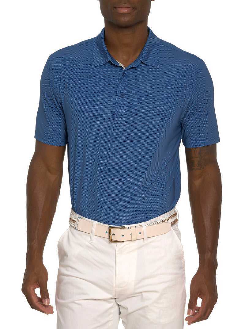 Black Robert Graham Hyde Performance Polo | 714823HSB