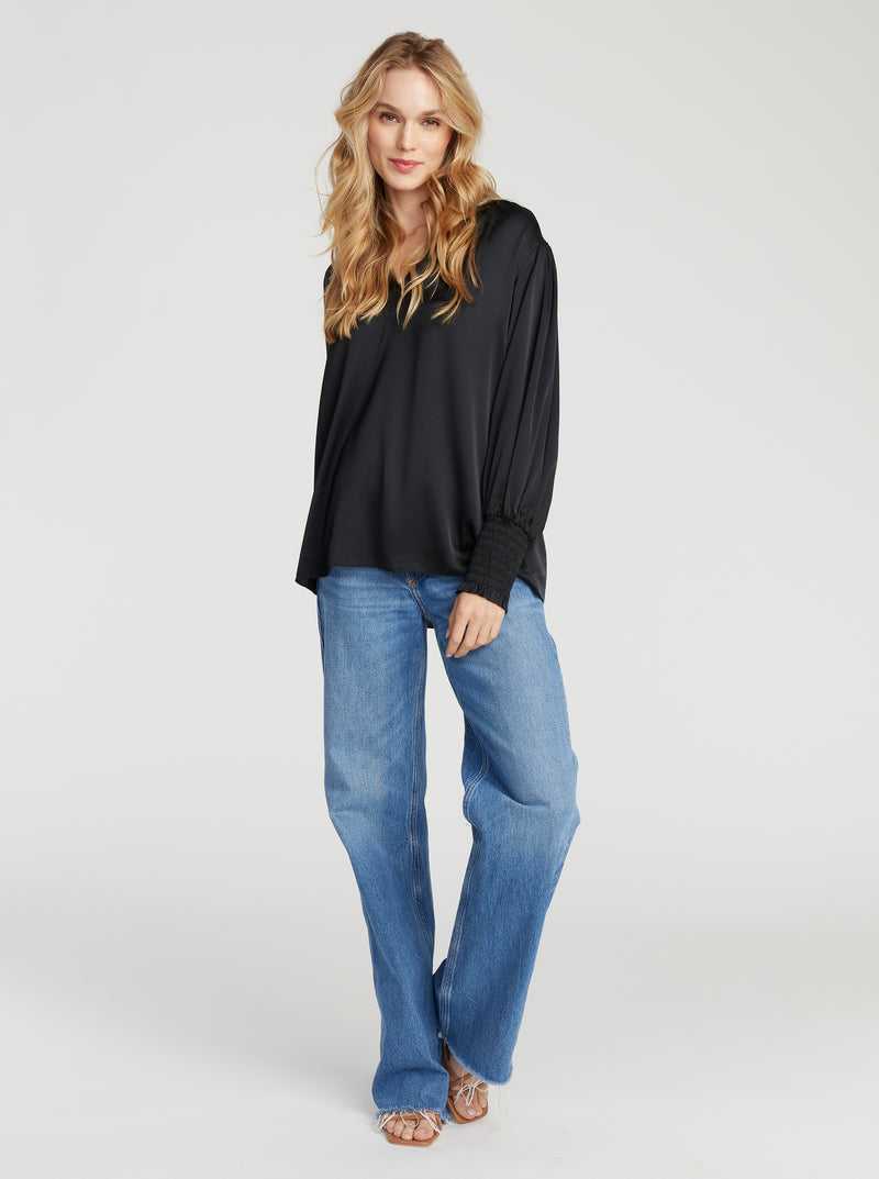 Black Robert Graham Jordyn Blouse | 549372TMC