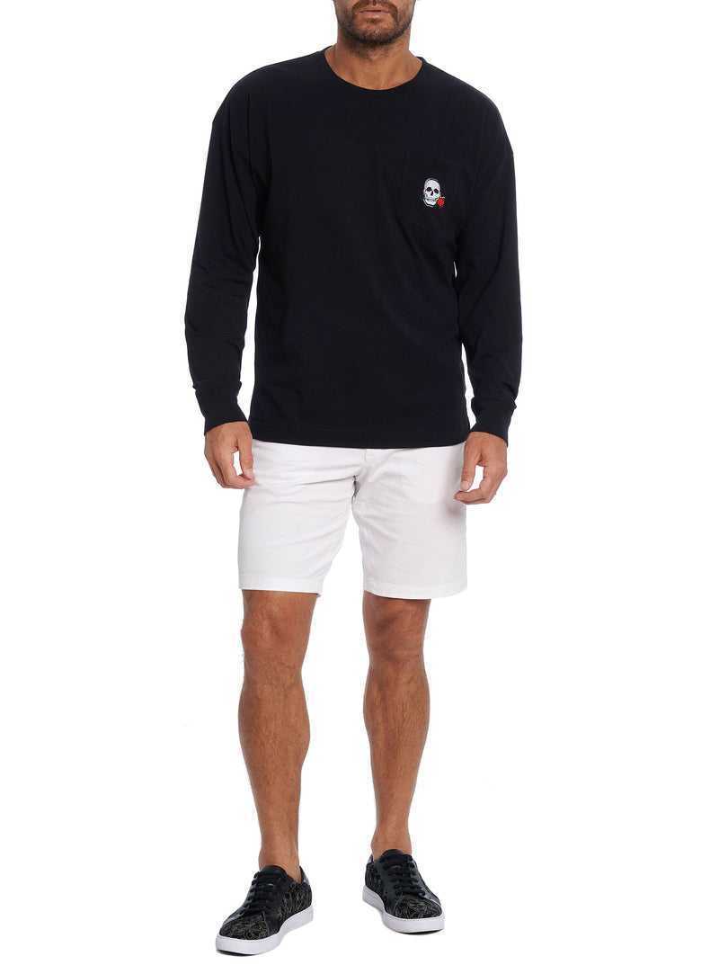 Black Robert Graham Miami Long Sleeve T-shirt | 948530NXM