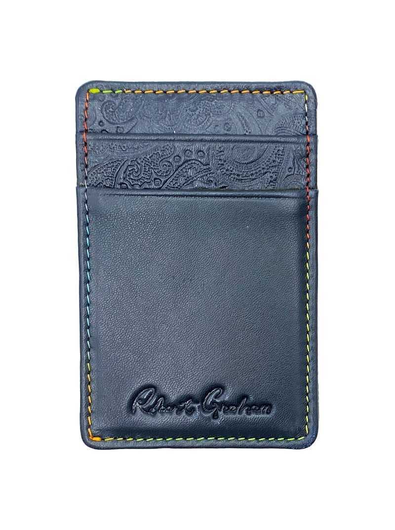 Black Robert Graham Pacey Card Case | 725091FXL