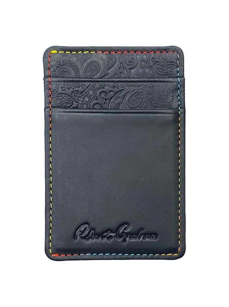 Black Robert Graham Pacey Card Case | 725091FXL