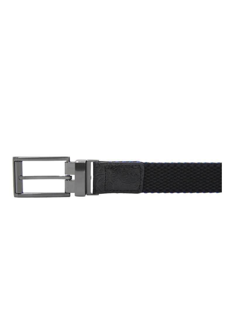 Black Robert Graham Perforated Golf Belt | 940637BGD