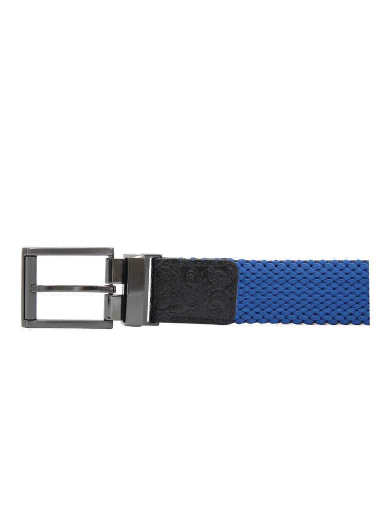 Black Robert Graham Perforated Golf Belt | 940637BGD