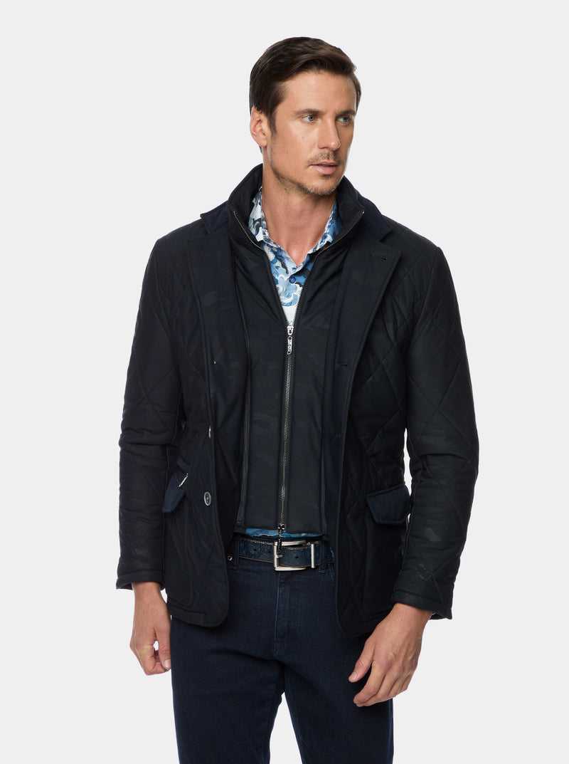 Black Robert Graham The Jetset V Woven Jacket | 017894IYV