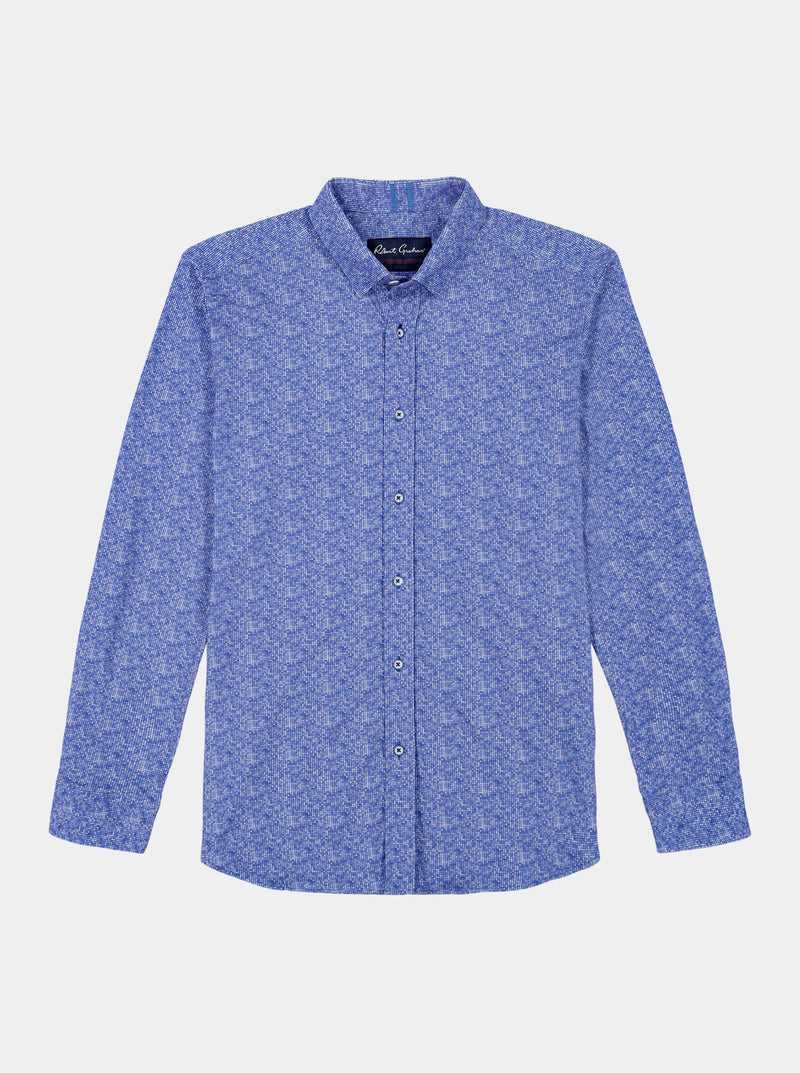 Blue Robert Graham Boden Long Sleeve Button Down Shirt | 508693JKN