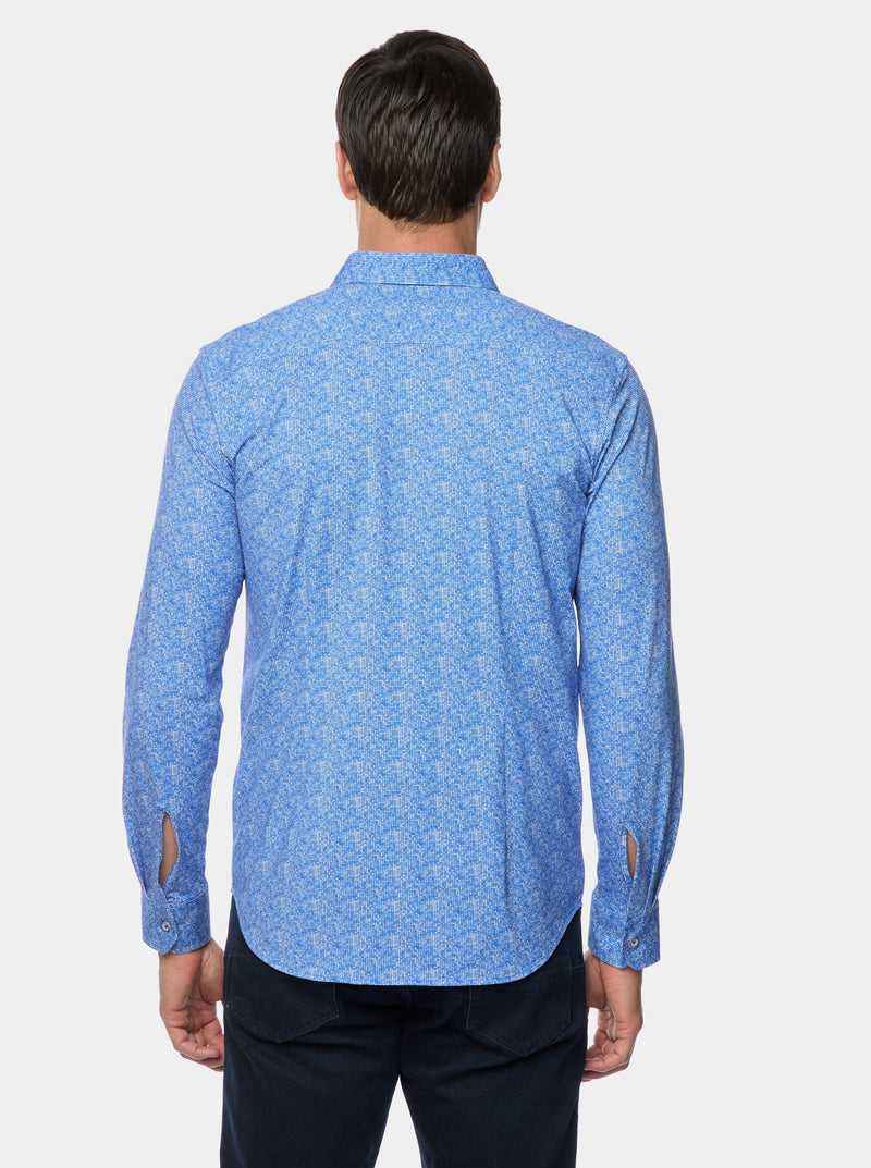 Blue Robert Graham Boden Long Sleeve Button Down Shirt | 508693JKN