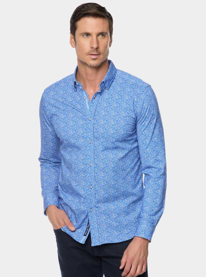 Blue Robert Graham Boden Long Sleeve Button Down Shirt | 508693JKN