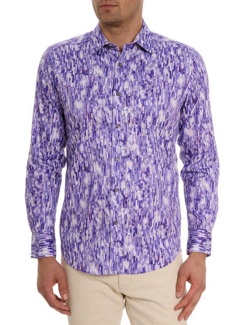 Blue Robert Graham Demeri Long Sleeve Button Down Shirt | 789042DYO