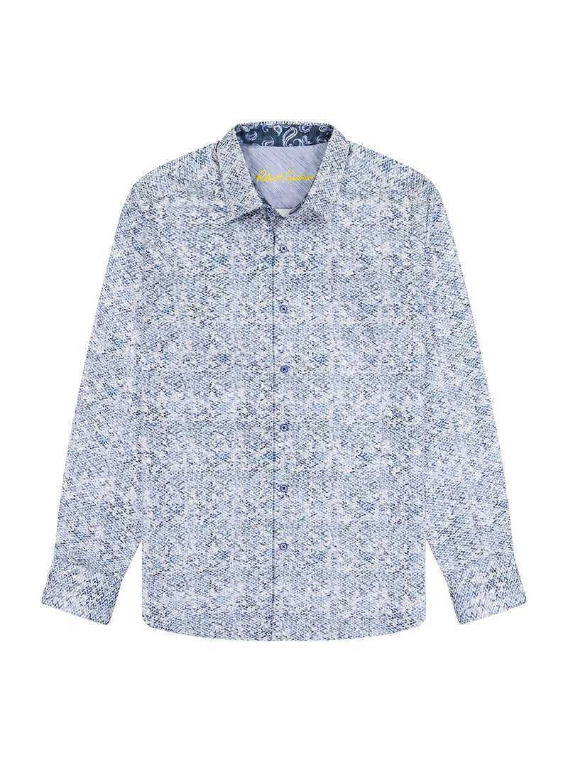 Blue Robert Graham Kaimana Long Sleeve Button Down Shirt | 651982XKY