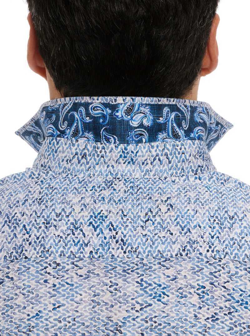 Blue Robert Graham Kaimana Long Sleeve Button Down Shirt | 651982XKY