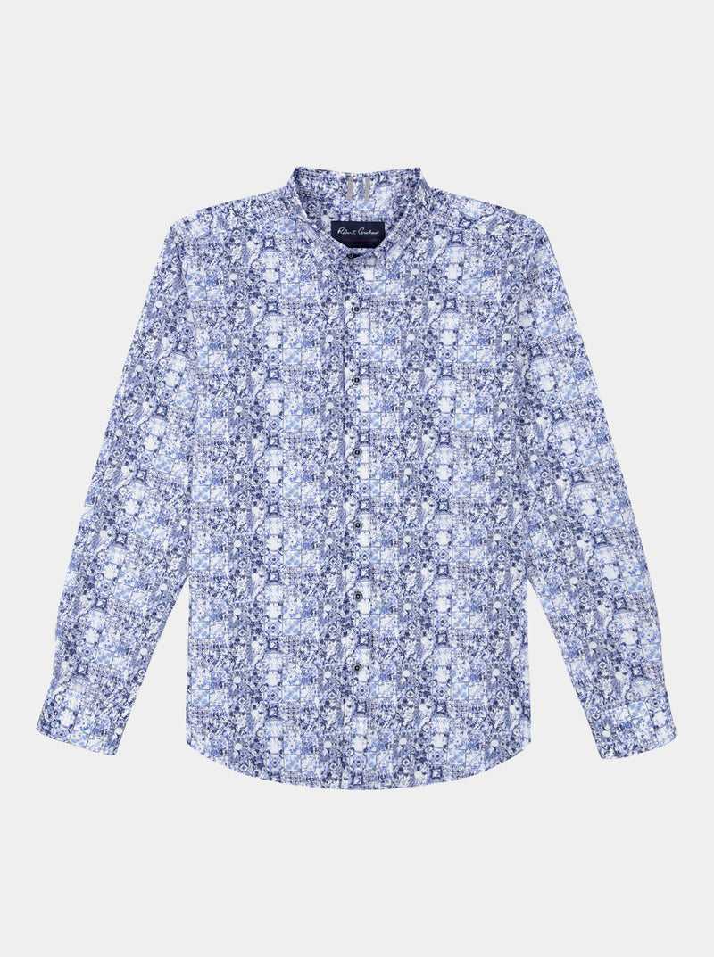 Blue Robert Graham Kano Long Sleeve Button Down Shirt | 927613QPG