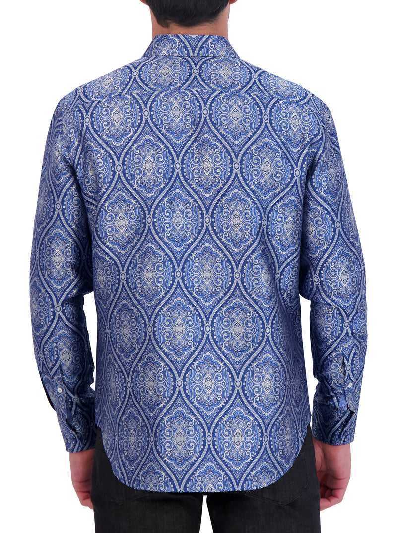 Blue Robert Graham Limited Edition Sovereignty Long Sleeve Button Down Shirt | 128937GEK