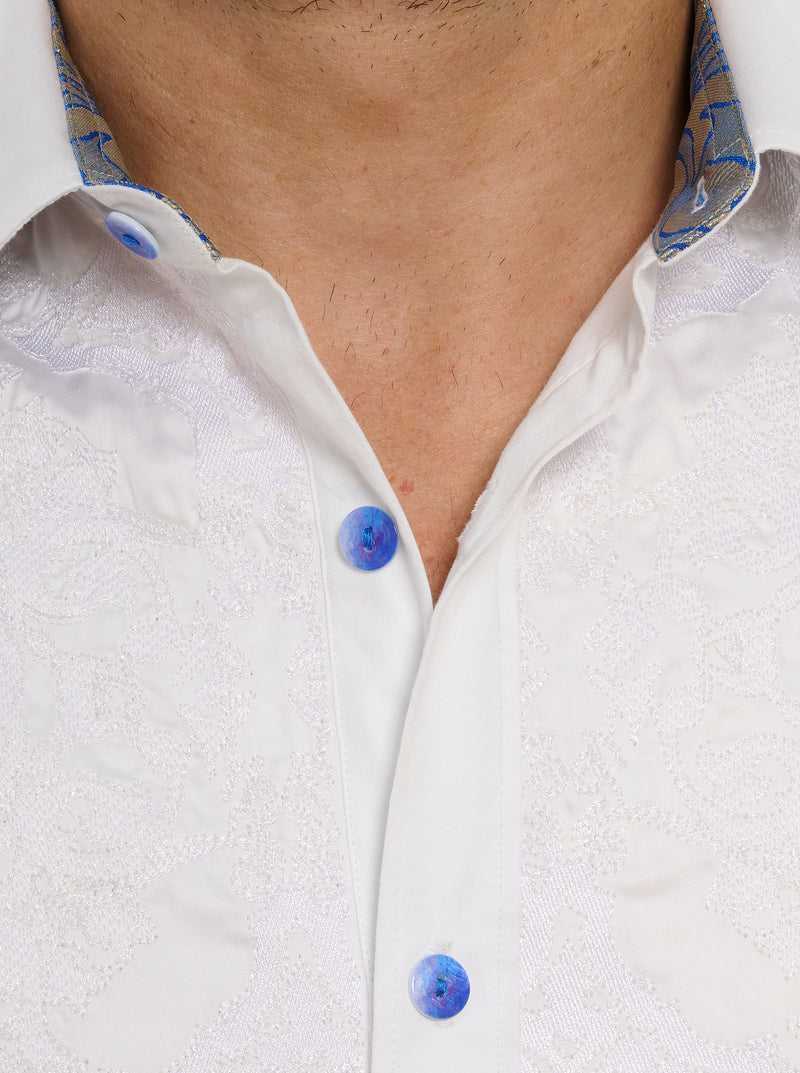 Blue Robert Graham Limited Edition The Dorce Long Sleeve Button Down Shirt Big | 189453KLS