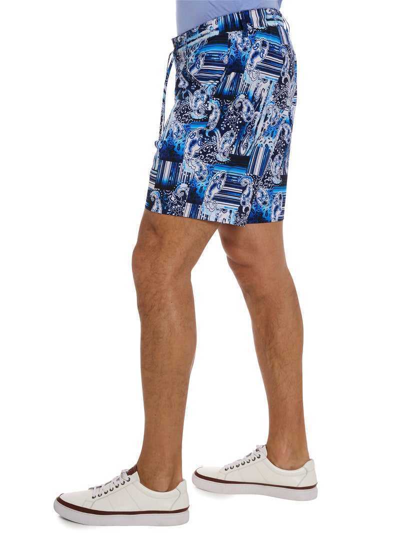 Blue Robert Graham Makua Shorts | 250473LWN