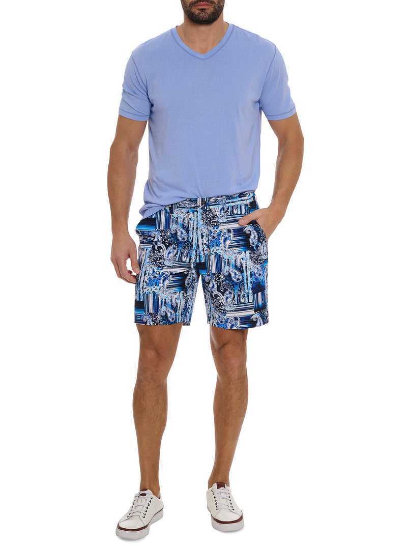 Blue Robert Graham Makua Shorts | 250473LWN